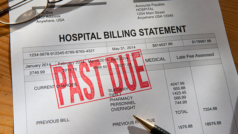 Past Due Hospital Bill