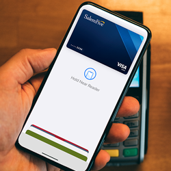 Salem Five Visa Debit Card on Mobile Phone